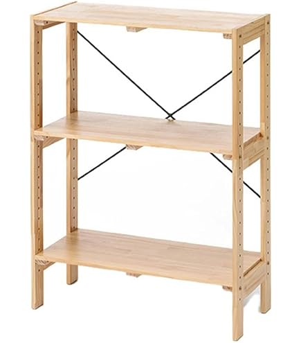 Amazon｜カインズ(CAINZ) 木製ラック 4段 ナチュラル 幅67cm